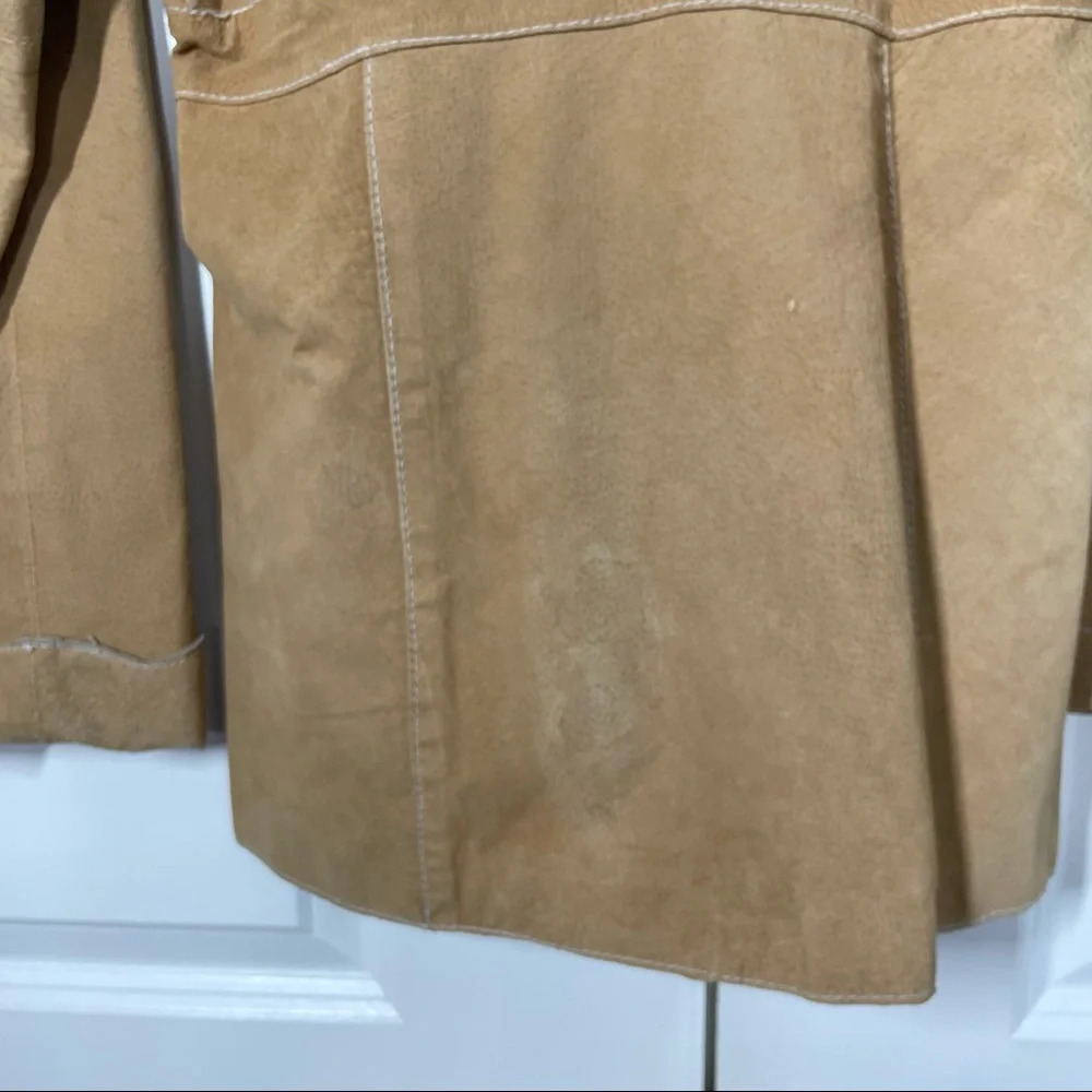Vintage Styles 100% Genuine Leather Coat Jacket size M - Picture 10 of 15